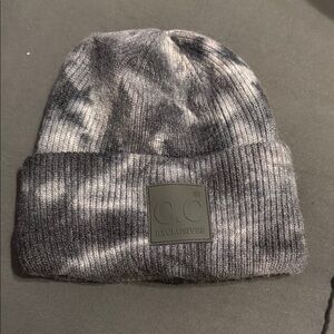 C.C Black and Gray Beanie
